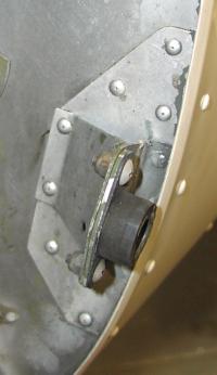 (Image: Closeup of failed cowl mount)