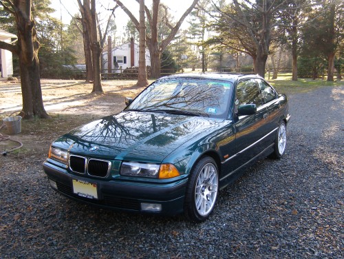 (Image: CSL replica wheels installed on E36)