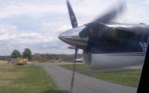 (Image: Right engine of Otter during Skydiving Operations)