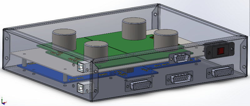 (Image: Transparent rendering of DSP enclosure)