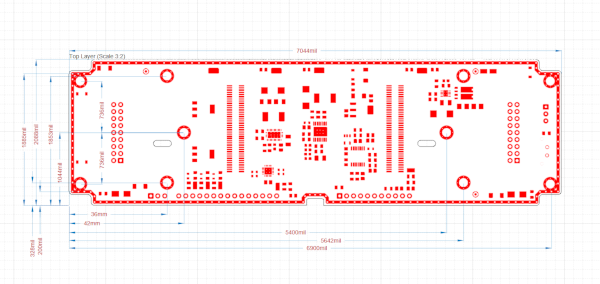 (Image: Draftsman document baseboard top layer after notching)