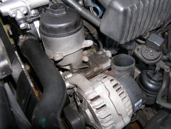 (Image: Alternator cooling duct removed)