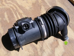 (Image: Closeup of mass air flow sensor)