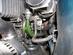 (Image: Underneath intake)