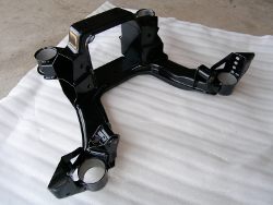 (Image: Rear of rear subframe freshly powdercoated)