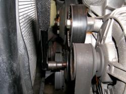 (Image: Breaker bar on main belt tensioner)