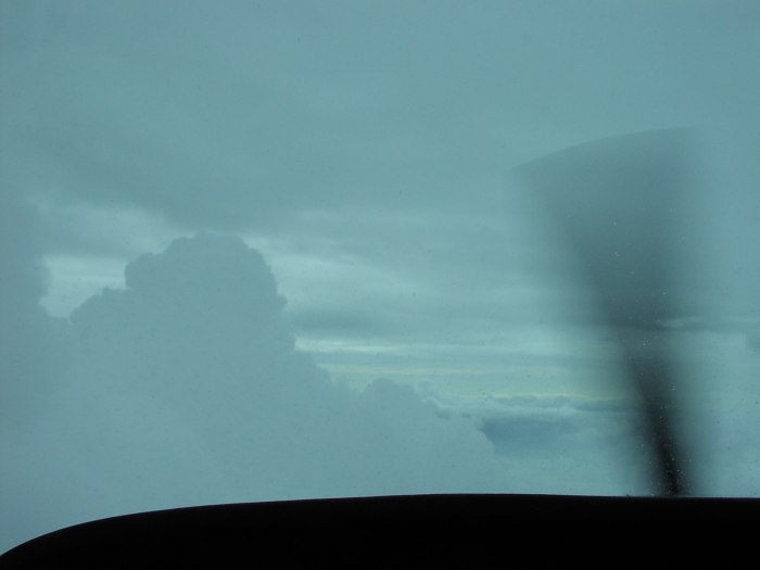 (Image: Emerging from line of thunderstorms)