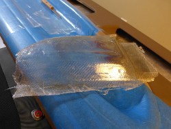 (Image: Completed test part removed from door panel mold)