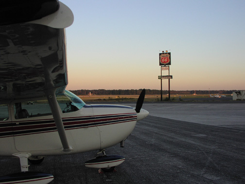 (Image: On the ramp in Jacksonvill, Craig Field)