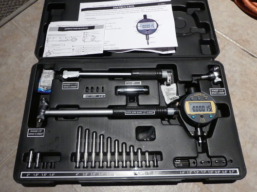 (Image: Closeup of iGaging three in one bore gauge set)