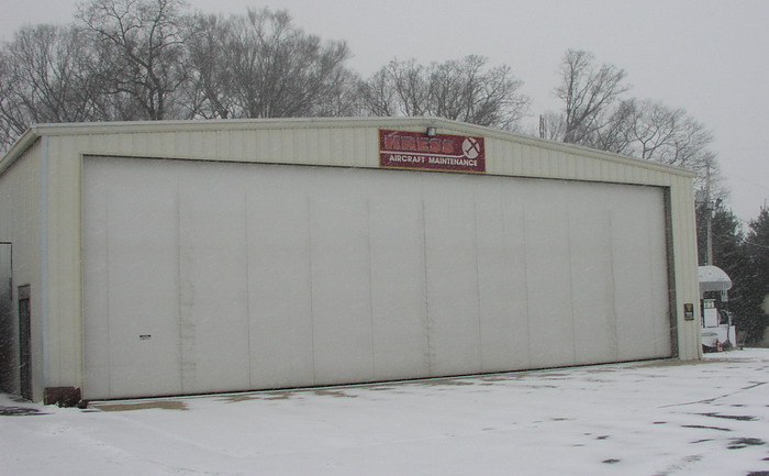 (Image: Aircraft maintenance building building at Sky Manor Airport)