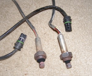 (Image: Condition of original pre-cat sensors after 140K miles)