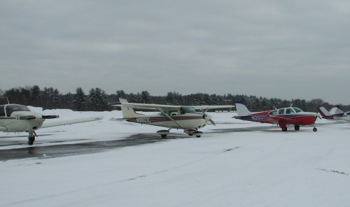 (Image: 172 on the freshly plowed ramp at Nashua, NH)