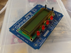 (Image: Closeup of LCD display frame wrapped in kapton)