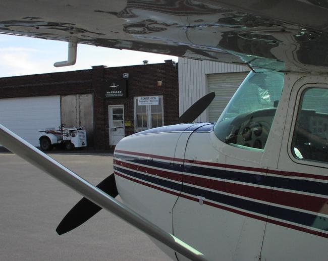 (Image: Arrived at Sensenich Propeller Service, Lancaster, PA)