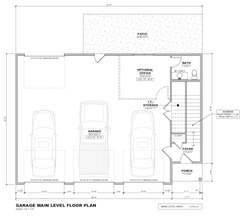 Small option first floor plan