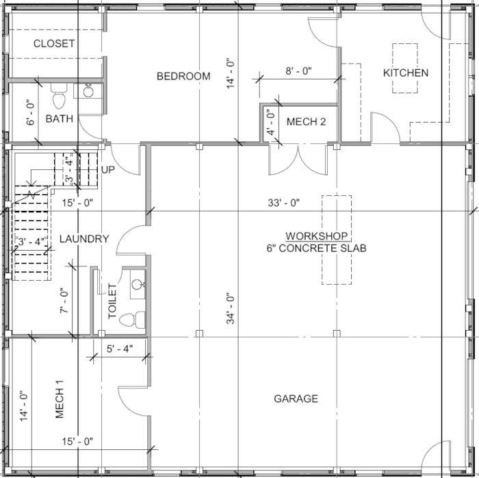 First floor plan as of December 2025