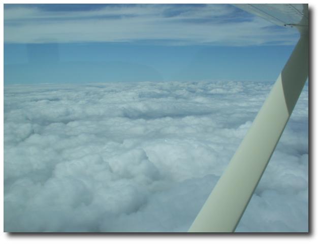 (Image: On top of the clouds, IFR)